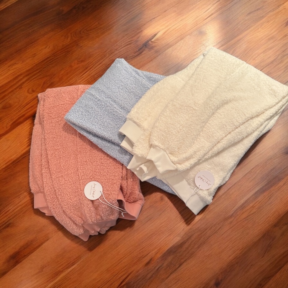 Lacey Chabert Plush Sweatpants-SOFT WHITE ONLY!!!